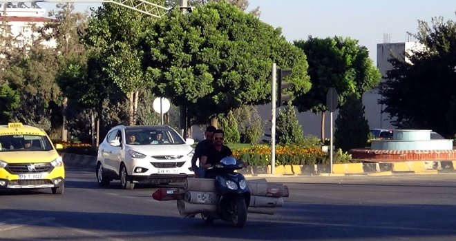 Kiliste Motosikletlilerin Pes Dedirttiren Görüntüleri