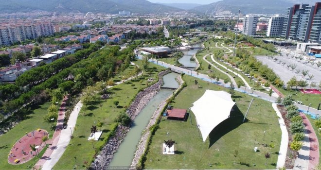 Atatürk Kent Parkındaki Derede Islah Ve Temizlik Çalışmaları Tamamlandı