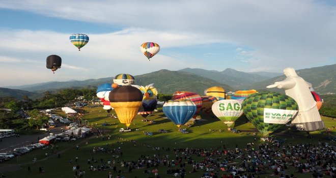 Tayvan Uluslararası Sıcak Hava Balonu Festivali Başladı