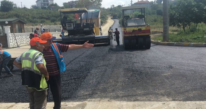 Akçakoca Belediyesi Asfalt Çalışmasına Ağırlık Verdi