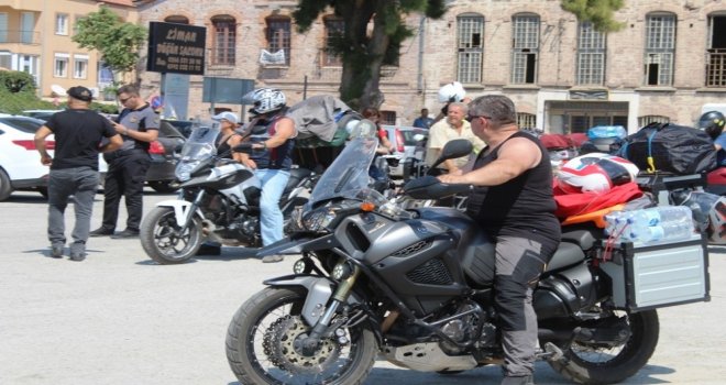 Motosiklet Festivali İçin Midilli Adasına Geçtiler