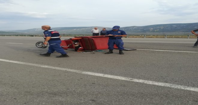 Kargıda Trafik Kazası: 1 Yaralı