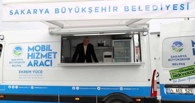 Mobil Hizmet Aracı olası afette hazır bulunacak