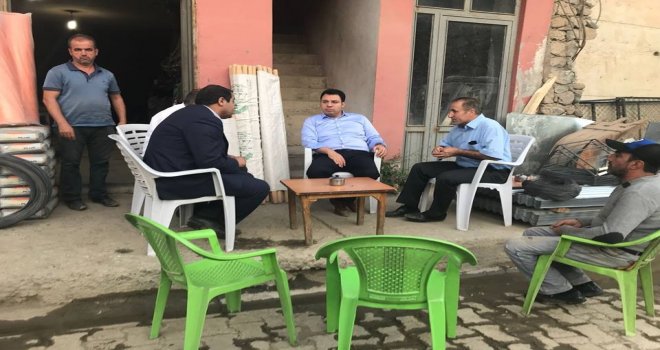 Kaymakam Özcan, Esnaf Ziyaretinde