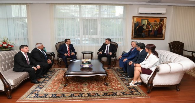 Desten Milli Eğitim Bakanı Ziya Selçuka Ziyaret