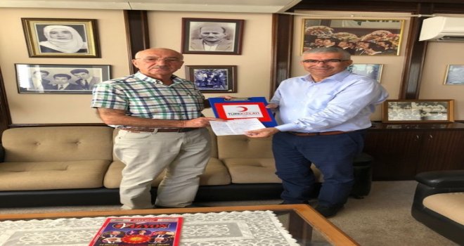 ‘Altın Madalyalı Bağışçıdan Kızılaya Destek