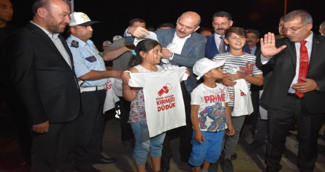 İçişleri Bakanı Soylu: “Kırmızı Düdük Kampanyasında, Çocuklarımıza Sorumluluk Yükledik”