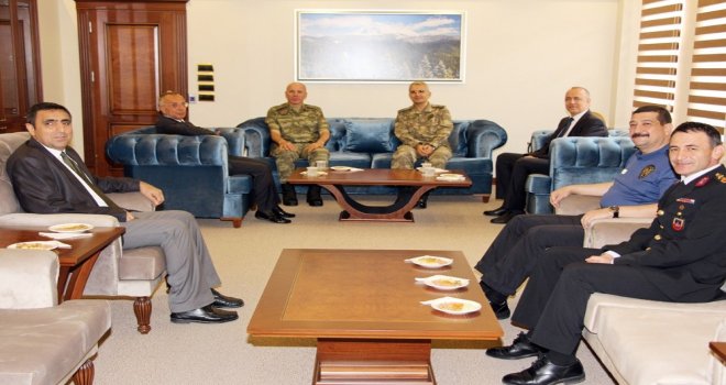 4. Kolordu Komutanı Sivriden Vali Aktaşa Ziyaret