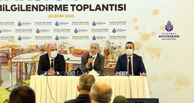 İBB, YENİ TAKSİ YÖNETİM MODELİNİ KAMUOYUNA TANITTI