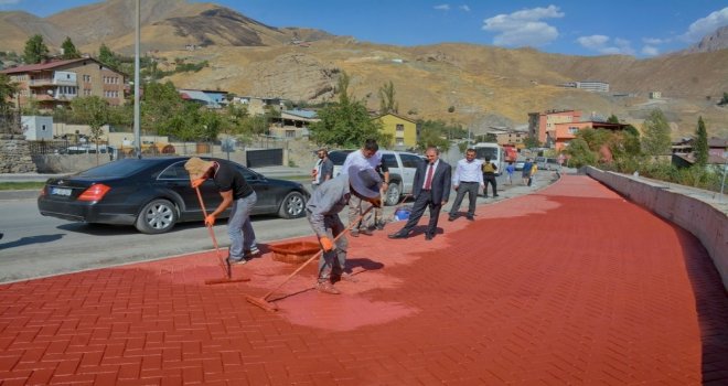 Hakkari Sokakları Renklendirildi