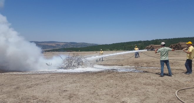 Akdağmadeninde Orman Yangını Eğitimi Verildi