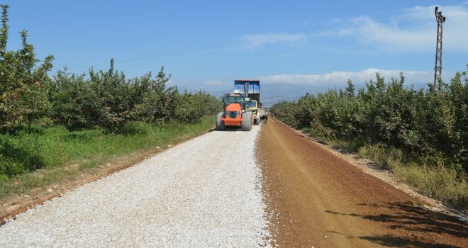 Korkuteli Ballık Yolu Asfaltla Buluşuyor
