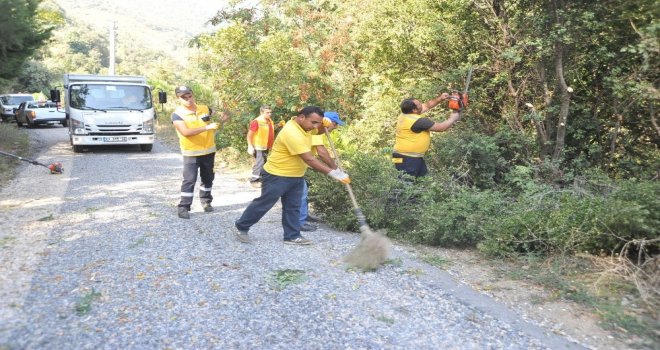 Büyükşehir Nazillide Temizlik Çalışmalarını Sürdürüyor