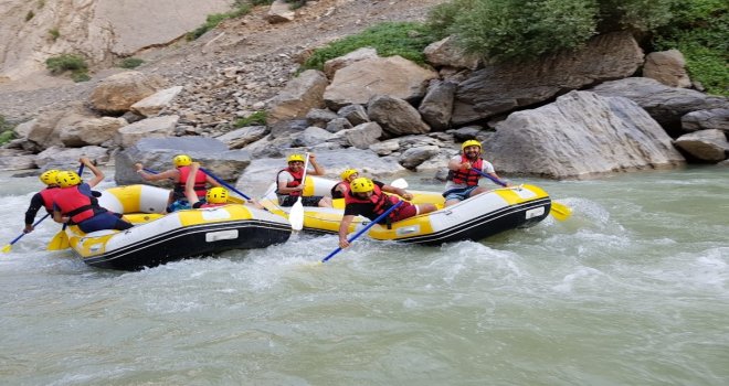 Hakkari Cilo Rafting Takımı Türkiye Şampiyonasına Hazırlanıyor