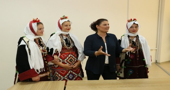 Makedon Misafirlerden Başkan Çerçioğluna Teşekkür Ziyareti