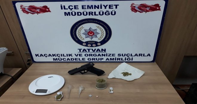 Tatvanda Uyuşturucu Ve Glock Tabanca Ele Geçirildi