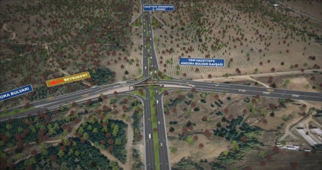 Ankara Büyükşehir Belediyesi, Bilkent Şehir Hastanesi Çevresi Yol Çalışmalarında Yeni Bir Kol Daha Açıyor