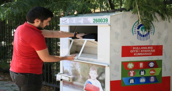 Odunpazarında 140 Noktaya Giysi Kumbarası Yerleştirildi
