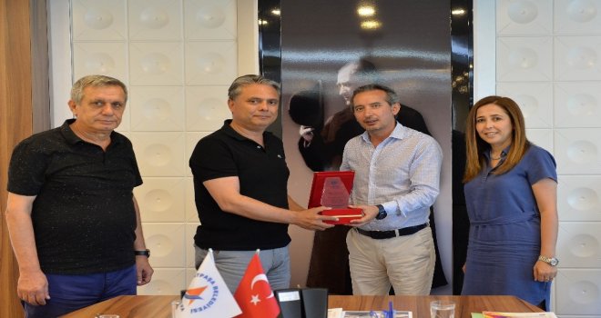 Levent Aydın Anadolu Lisesinden Başkan Uysala Ziyaret