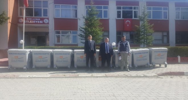 Dumlupınar Belediyesine 60 Yeni Çöp Konteynırı