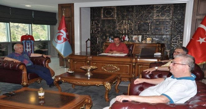 Trabzonspor Yönetim Kurulundan Hekimoğlu Trabzona Ziyaret
