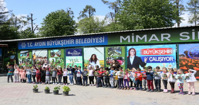 Çocuklardan Büyükşehir Fidanlığına Ziyaret