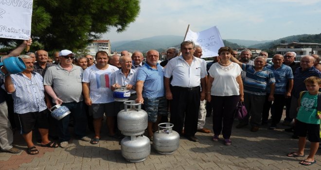 (Özel Haber) Tüplü Doğalgaz Protestosu