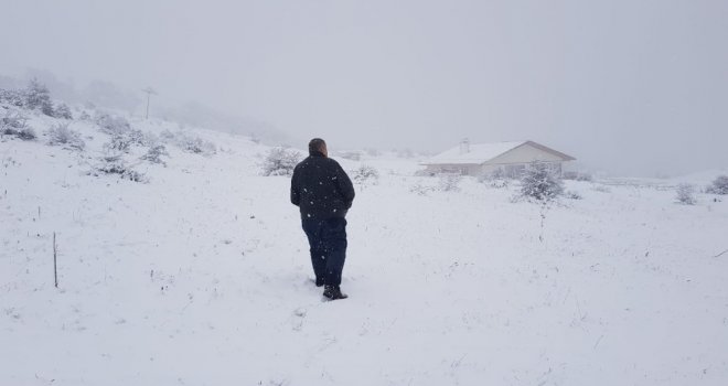 Keltepe Kayak Merkezi Beyaza Büründü