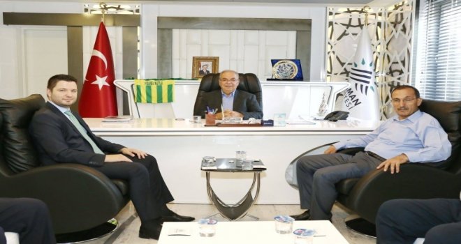 Milletvekili Toprak Başkan Kutlu İle Bir Araya Geldi