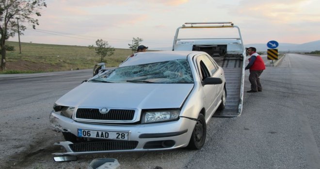 Sandıklıda Trafik Kazası: 1 Yaralı