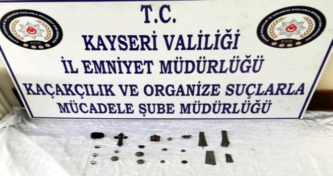 Kayseride Tarihi Eser Operasyonu