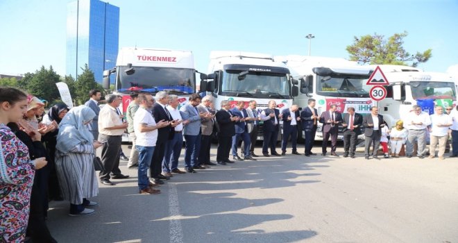 Bursadan Suriyeye Yardım Konvoyu