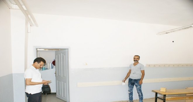 Çermikteki Okullar Yeni Eğitim Öğretim Yılına Hazırlanıyor