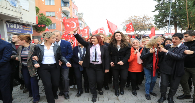 Didimli Kadınlar Başkan Çerçioğluyla Birlikte