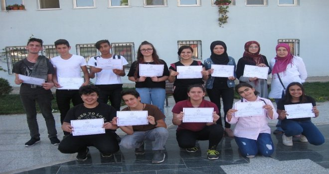 Dart Kursiyerleri Belgelerini Aldı