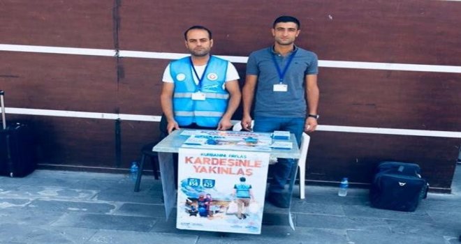 Tatvanda Vekalet Yoluyla Kurban Bağışı Standı Kuruldu