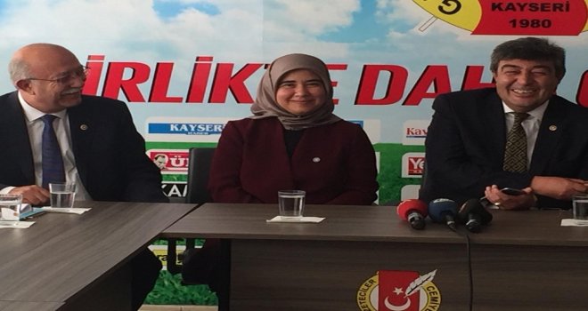 İyi Parti Heyeti Kayseri Gazeteciler Cemiyetini Ziyaret Etti