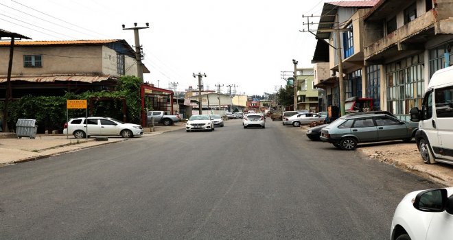 Artvin Sanayi Caddesi Asfaltla Buluştu