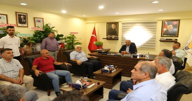 Ak Parti İl Başkanı Karataşa Hayırlı Olsun Ziyareti