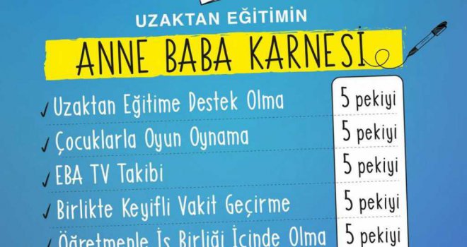 ZİYA ÖĞRETMEN'DEN ÖĞRENCİ VE ÖĞRETMENLERE TEŞEKKÜR, VELİLERE KARNE