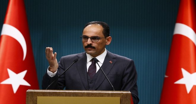 Cumhurbaşkanlığı Sözcüsü Kalın: “Mhpyi Hedef Alan Bir Değerlendirmesi Söz Konusu Bile Değil”