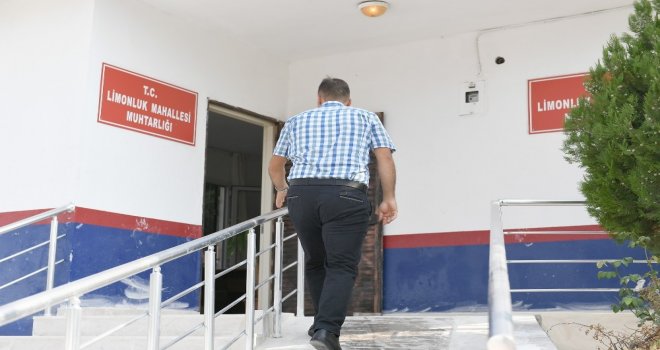 Büyükşehirden Muhtarlıklara Engelli Rampası