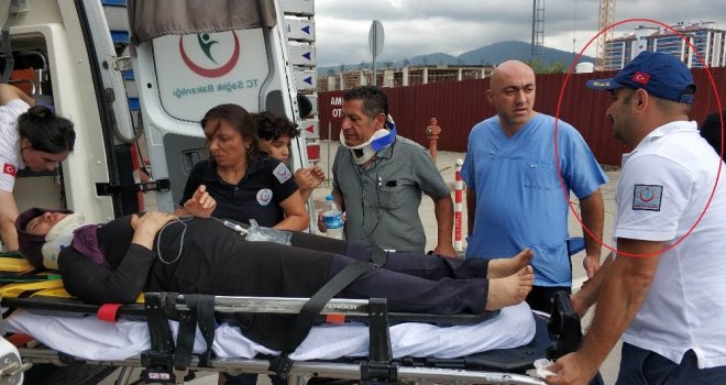 Saldırıya Uğrayan 112 Personeli Kendi Acısını Unutup Yaralıları Hastaneye Taşıdı