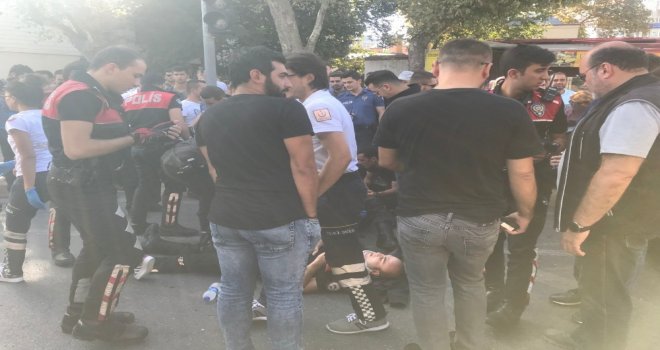 Beşiktaşta Motorize Yunus Ekipleri Kaza Yaptı: 2 Yaralı
