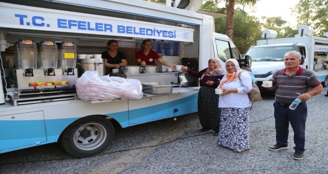 Efeler Belediyesi Mehmetçik Ailelerinin Gönüllerine Dokunuyor