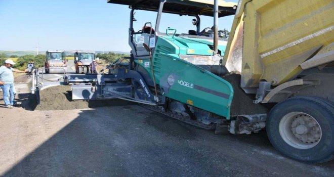 Tekirdağda Yol Çalışmaları