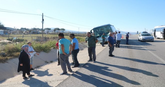 Çanakkalede Otobüs Kazası: 6 Yaralı