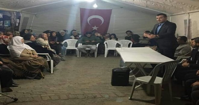 Aydın Mhp, Kızılcaköy Sakinlerini Ziyaret Etti