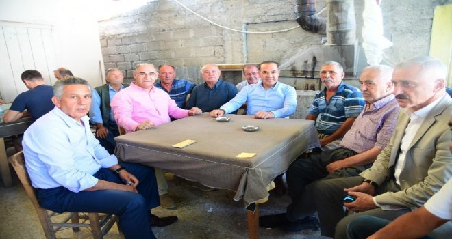 Başkan Sözlü Pozantıda Vatandaşlarla Kucaklaştı