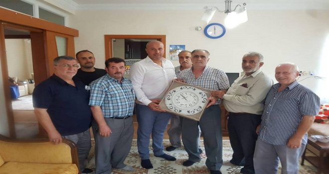 Başkan Togar Hacıları Ziyaret Etti